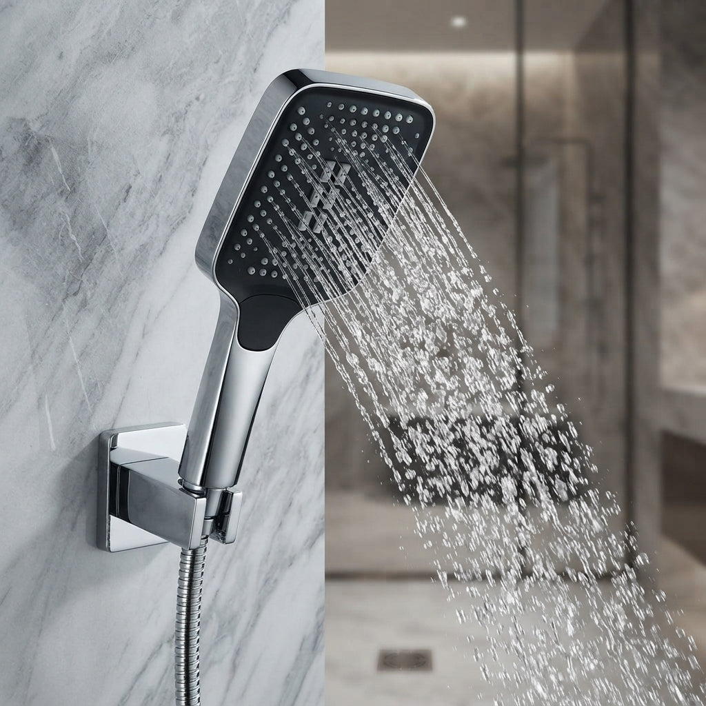 Adjustable High-Pressure Shower Head