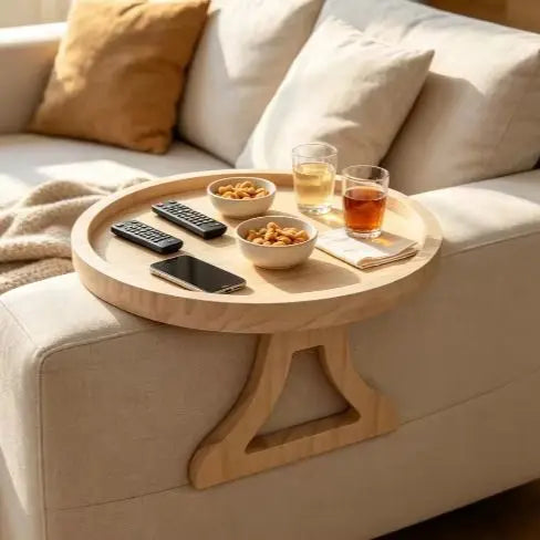 SofaSide Wooden Tray