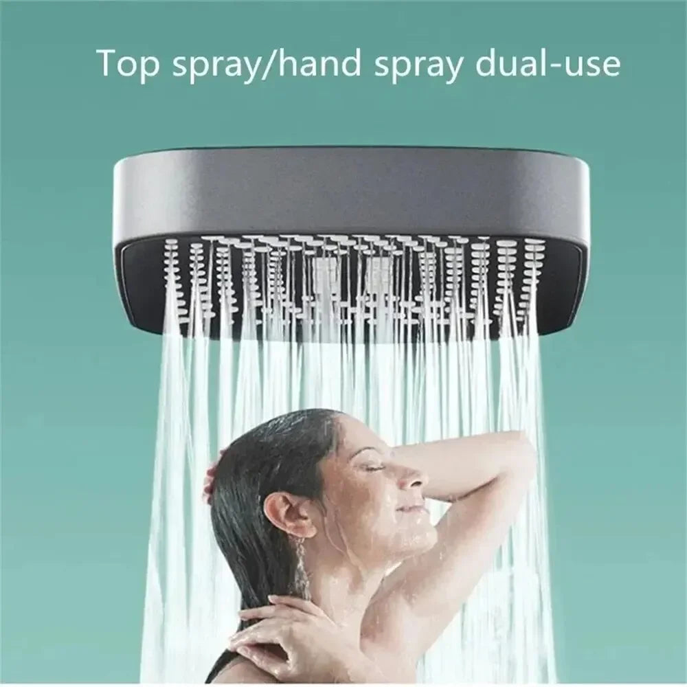 Adjustable High-Pressure Shower Head